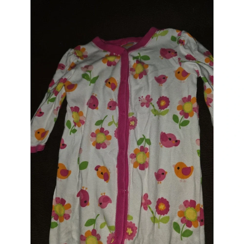 Gymboree outlet layette line brand new baby little birdie sleeper 6 9 months